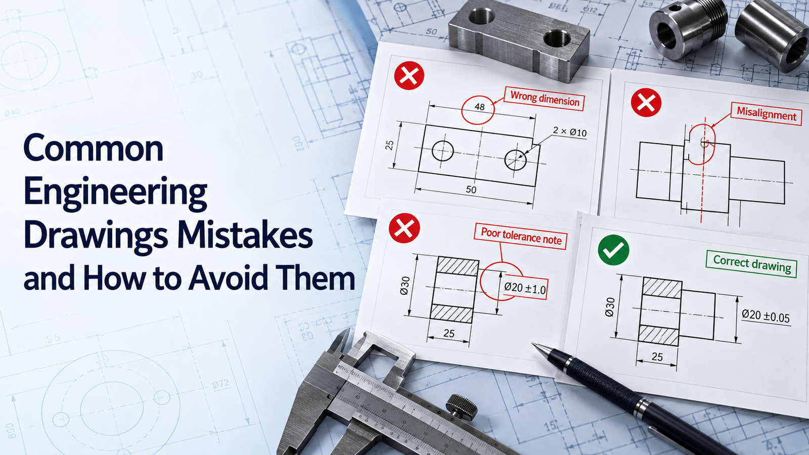 Common Engineering Drawings Mistakes and How to Avoid Them